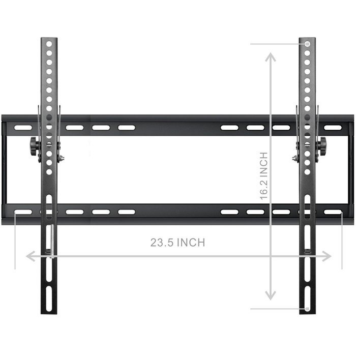 Fortress Mount TV Wall Mount for 40-70" TVs up to 165 lbs with 9-feet Braided HDMI Cable N4