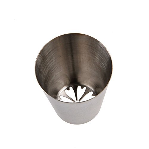 Delight eShop 45Pcs Russian Flower Piping Tulip Icing Nozzles Cake Decoration Baking Tools Set N6