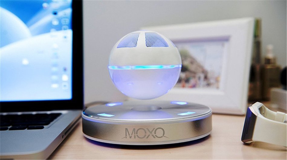 Finerolls Portable Magnetic Levitation Speaker Wireless Bluetooth 4.1 Floating Rotating Speaker with NFC Function... N6