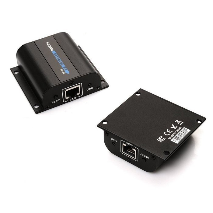 E-SDS HDMI Network Extender Over Single Cat5/5e/6 Ethernet Cable with IR Up To 196 Feet 60m Supports 1080P &3D...