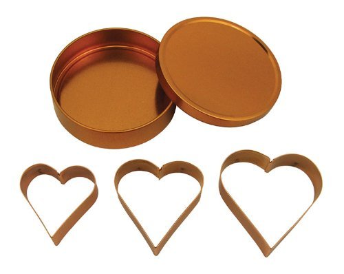 Fox Run Brands 21000 Copper Dog Bone Cookie Cutter Set N2