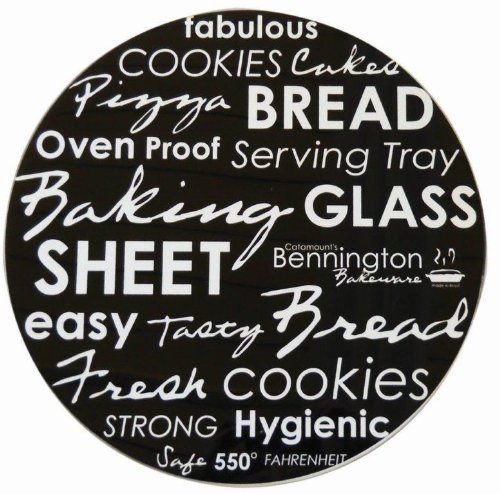 Catamount Glassware CG4809 Round Glass Baking Sheet, 14-Inch