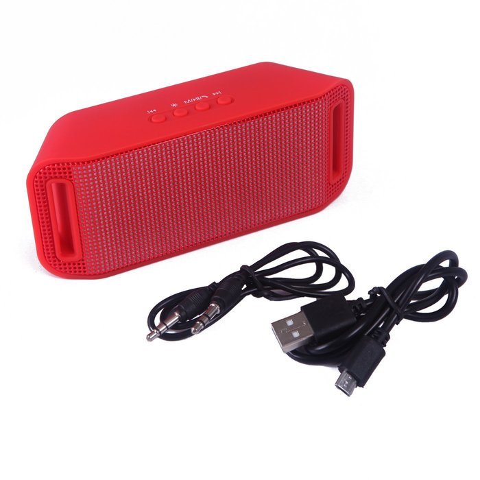 HDE Bluetooth Speaker Wireless LED Light Up Mini Portable Music Player for Smart Phone Tablet PC (Black) N10