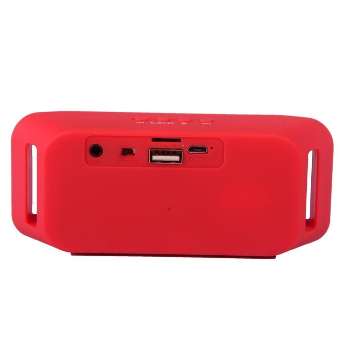 HDE Bluetooth Speaker Wireless LED Light Up Mini Portable Music Player for Smart Phone Tablet PC (Black) N11