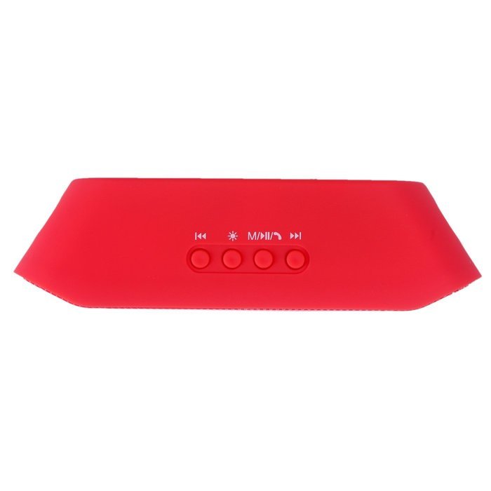 HDE Bluetooth Speaker Wireless LED Light Up Mini Portable Music Player for Smart Phone Tablet PC (Black) N12