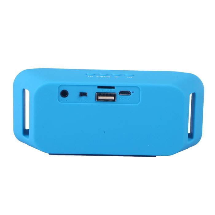 HDE Bluetooth Speaker Wireless LED Light Up Mini Portable Music Player for Smart Phone Tablet PC (Black) N19