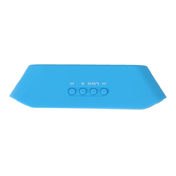 HDE Bluetooth Speaker Wireless LED Light Up Mini Portable Music Player for Smart Phone Tablet PC (Black) N20