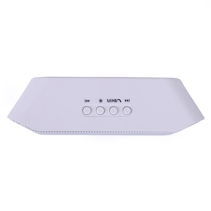 HDE Bluetooth Speaker Wireless LED Light Up Mini Portable Music Player for Smart Phone Tablet PC (Black) N28