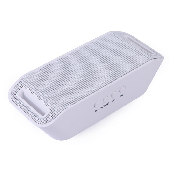 HDE Bluetooth Speaker Wireless LED Light Up Mini Portable Music Player for Smart Phone Tablet PC (Black) N32