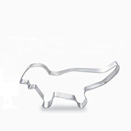 OKUBOX AB01 4pcs Stainless Steel Jurassic Park Dinosaur Cookie Cutter Mold Cake Fondant Biscuit Baking Tool Set N4