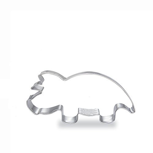 OKUBOX AB01 4pcs Stainless Steel Jurassic Park Dinosaur Cookie Cutter Mold Cake Fondant Biscuit Baking Tool Set N6