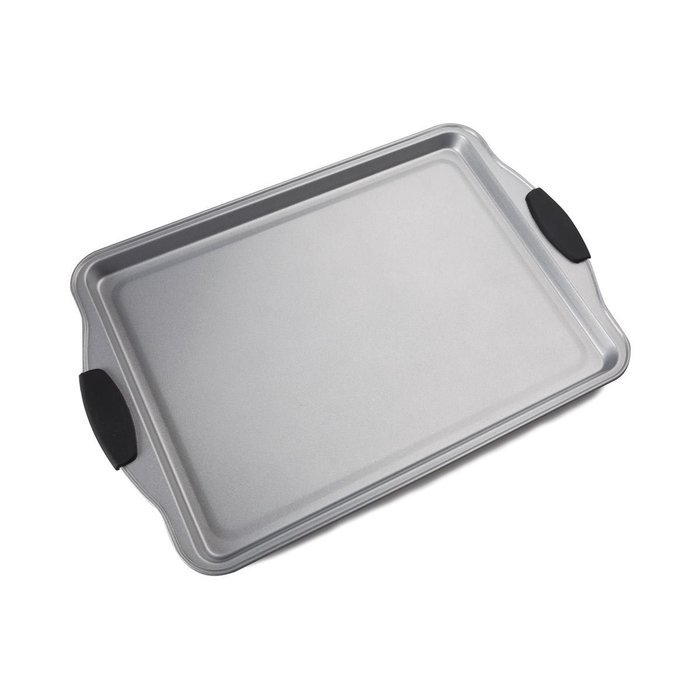FortheChef's 13" Cookie Sheet with Silicone Grips N2