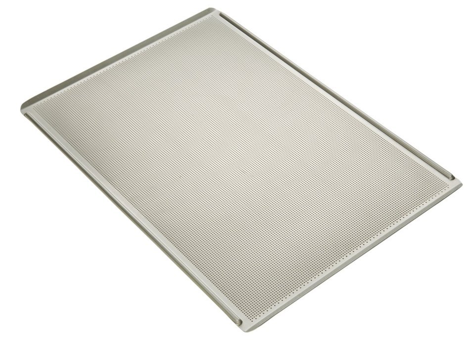 Focus Foodservice Commercial Bakeware 14-Gauge 18 by 26-Inch Glazed Perforated Aluminum Screen