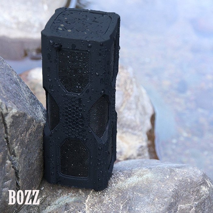 Bozz Waterproof Sport Speaker Built-in Mic, Dual-Driver Portable Wireless Speaker with Low Harmonic Distortion...