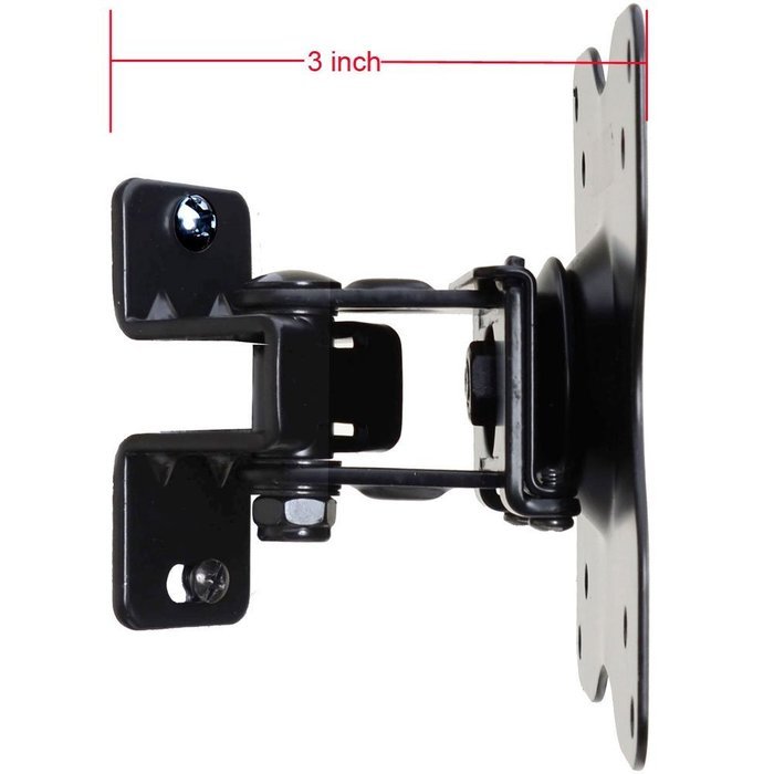VideoSecu ML411B Adjustable Tilt Swivel Rotation TV Wall Mount Bracket for LCD LED TV and Monitor (Max 44 lbs,... N3