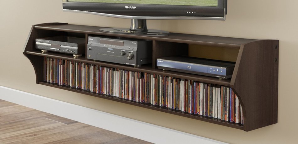 Black Altus Plus 58" Floating TV Stand