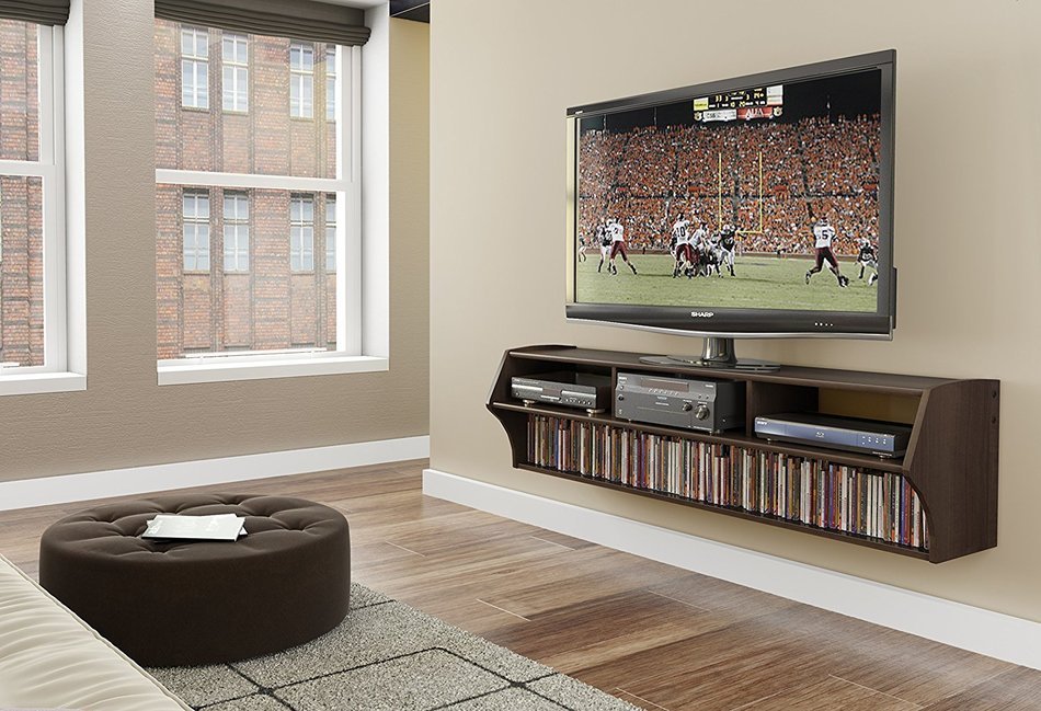 Black Altus Plus 58" Floating TV Stand N2