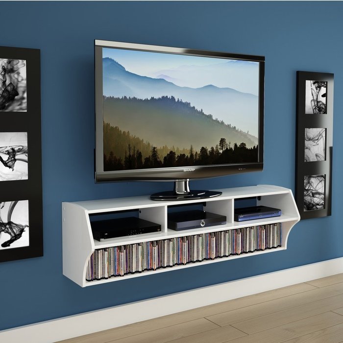 Black Altus Plus 58" Floating TV Stand N9