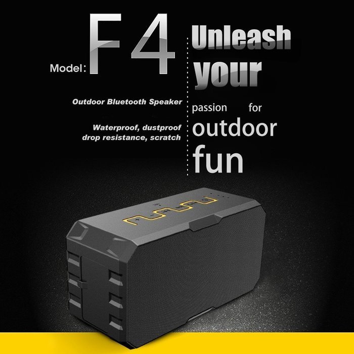 Shuua Bluetooth Outdoor Speakers IP67 Dustproof/Waterproof Portable Wireless Loudspeaker HIFI Bass,Built-in 5200mAh... N5