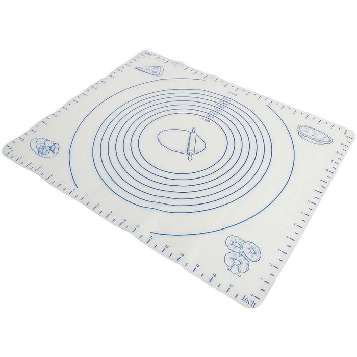 42 Silicone Pastry Mat Baking Sheet Liner Measures Dough or Pie Crusts Must Have N2