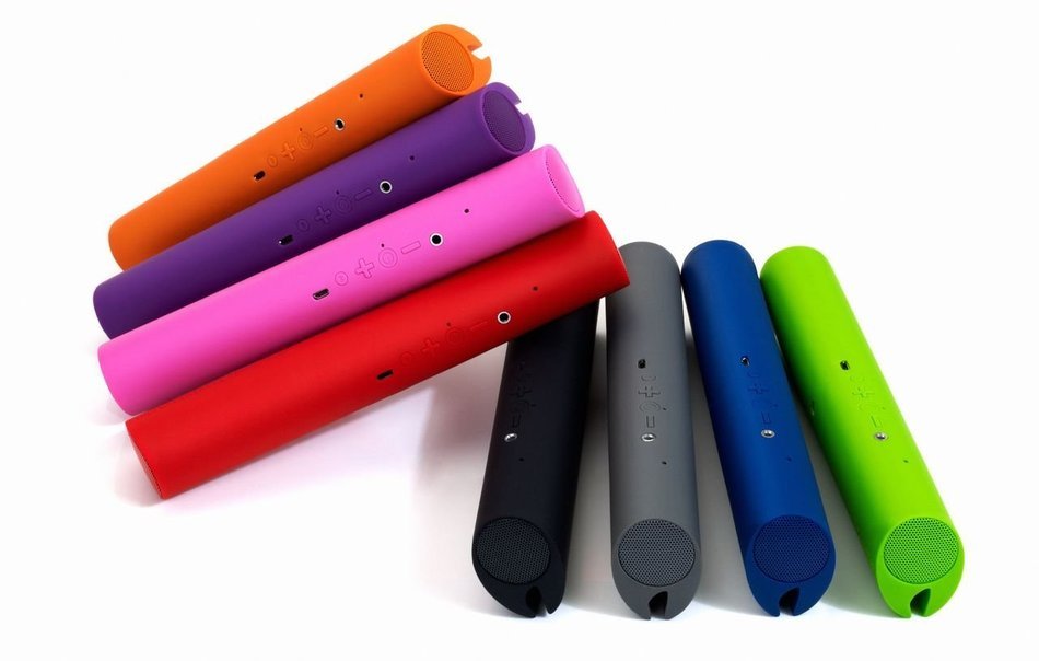 Carbon Audio Zooka Wireless Speaker for iPad/iPhone/iPod - Navy (ZWW-2NV) N2