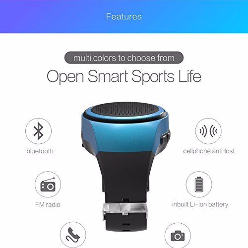 Bluetooth Wireless Speaker Watch Mini Speaker Outdoor Sport Running Portable Music Player For Iphone 4 5 6 plus... N2