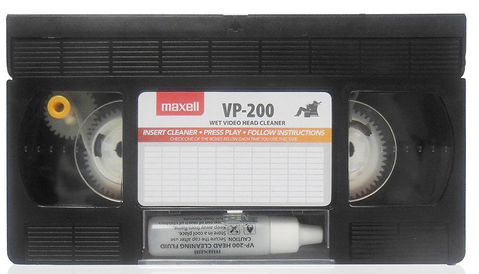 Maxell VP-200 VHS Wet Cleaner N2