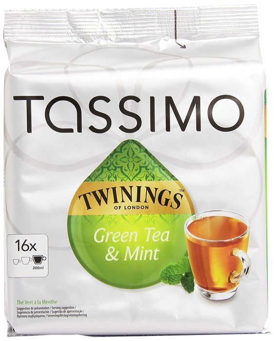 Tassimo Twinings Green Tea & Mint, 16 T-Discs
