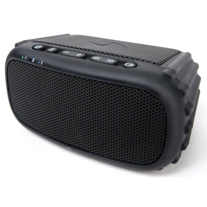 ECOXGEAR GDI-EGRX60 ECOROX Waterproof Bluetooth Wireless Rechargeable Speaker Black (Certified Refurbished) N3
