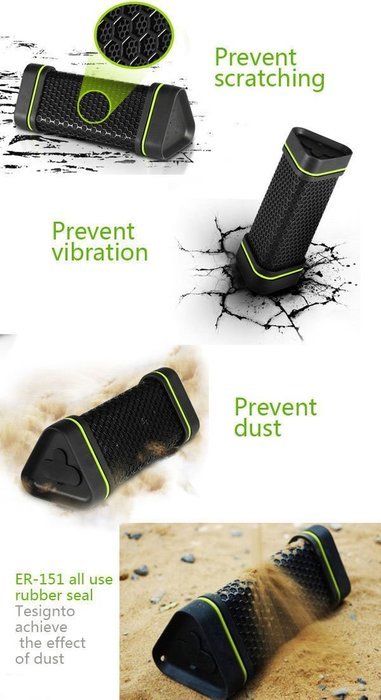 Cooligg Outdoor Waterproof Shockproof Wireless Bluetooth Speaker Universal Bluetooth Speakers