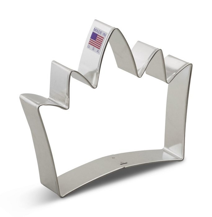 Ann Clark Crown King Cookie Cutter - 5 Inches - Tin Plated Steel