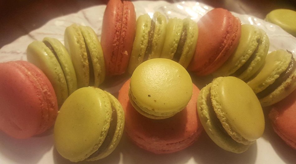 Homankit Silicone Baking Mat for Macarons, Half Sheet Size 11 5/8" x 16 1/2" Coffee, Reusable Non-Stick Liner... N3