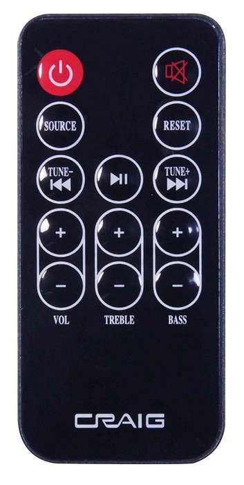 Craig Electronics CHT973 2.1 Channel Tower Speaker System with Bluetooth Wireless Technology N2