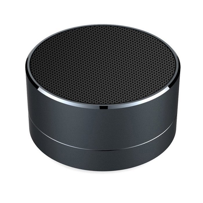ESECK Aluminum Alloy Cylinder Wireless Bluetooth Speaker Calls Handsfree TF Card Music Bass Subwoofer Stereo Speaker