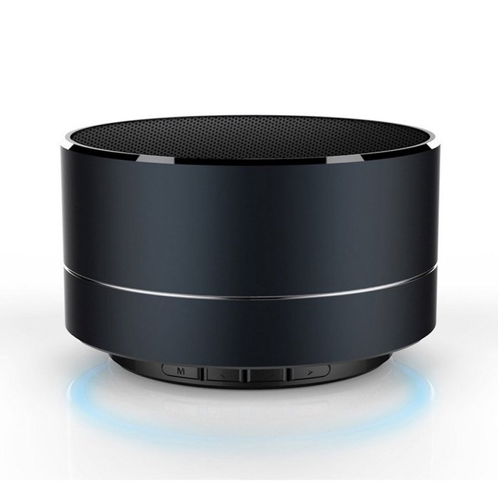 ESECK Aluminum Alloy Cylinder Wireless Bluetooth Speaker Calls Handsfree TF Card Music Bass Subwoofer Stereo Speaker N2