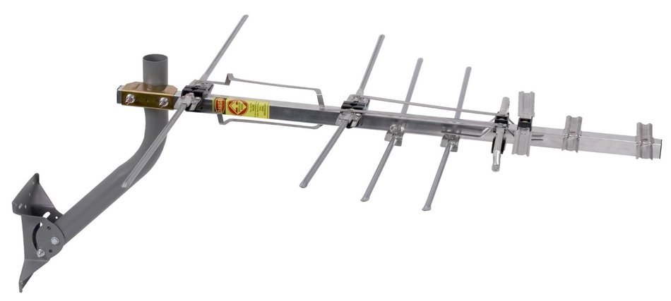 RCA Compact Outdoor Yagi HDTV Antenna with 60 Mile Range