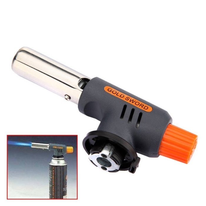 CAMTOA Gas Torch Butane,Outdoor Culinary Torch Portable Burner Lighter Flamethrower BBQ Camping Soldering Tool N3