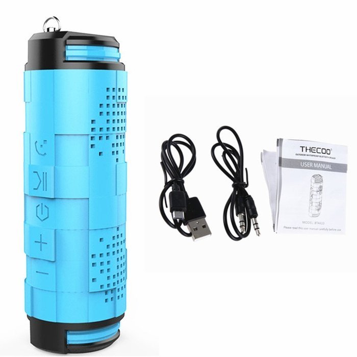 YIDA BS04 Portable Super Bass Wireless Bluetooth Speaker with IP5 Waterproof IP4X Dustproof IP3X Shockproof Function... N7