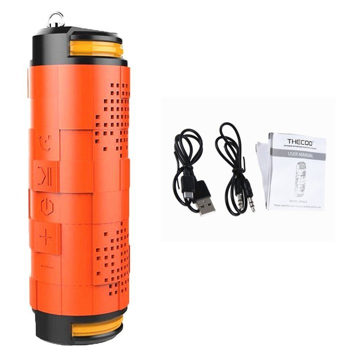 YIDA BS04 Portable Super Bass Wireless Bluetooth Speaker with IP5 Waterproof IP4X Dustproof IP3X Shockproof Function... N9
