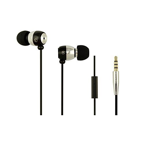 AWEI Q38i Extrabass Power In-Ear Metal Earphone With Microphone For iPhone 6S iPad iPod Color Black N2