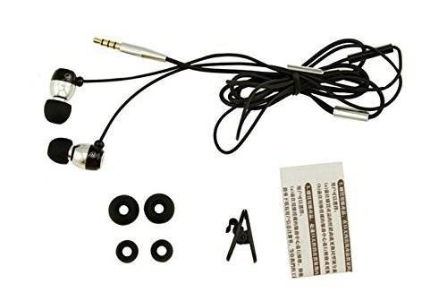 AWEI Q38i Extrabass Power In-Ear Metal Earphone With Microphone For iPhone 6S iPad iPod Color Black N3