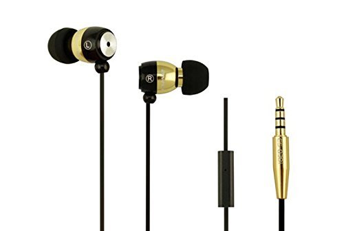 AWEI Q38i Extrabass Power In-Ear Metal Earphone With Microphone For iPhone 6S iPad iPod Color Black N4