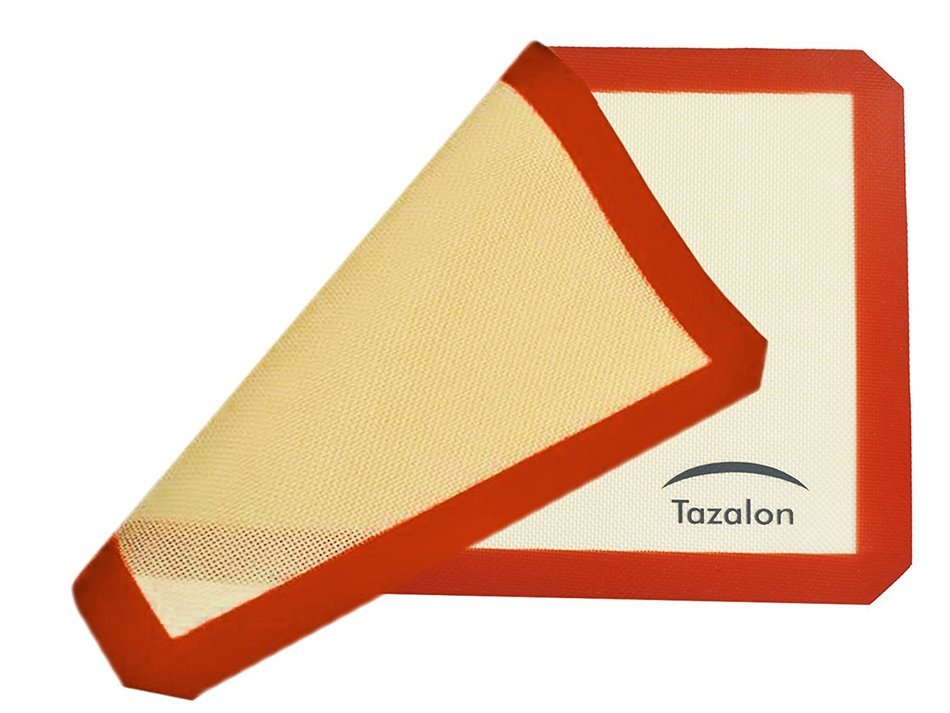 Tazalon Silicone Non-Stick Baking Mat Set of 2 Eco-Friendly 16.5&rdquo;x11.75&rdquo; Reusable Baking Sheet Liners Anti-Slip... N2