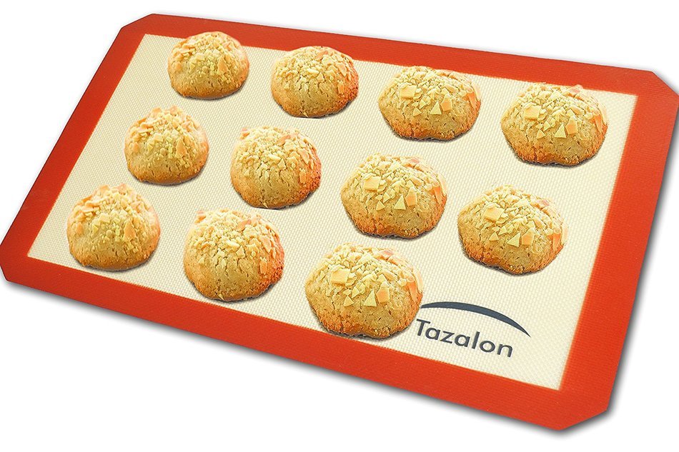 Tazalon Silicone Non-Stick Baking Mat Set of 2 Eco-Friendly 16.5&rdquo;x11.75&rdquo; Reusable Baking Sheet Liners Anti-Slip... N4