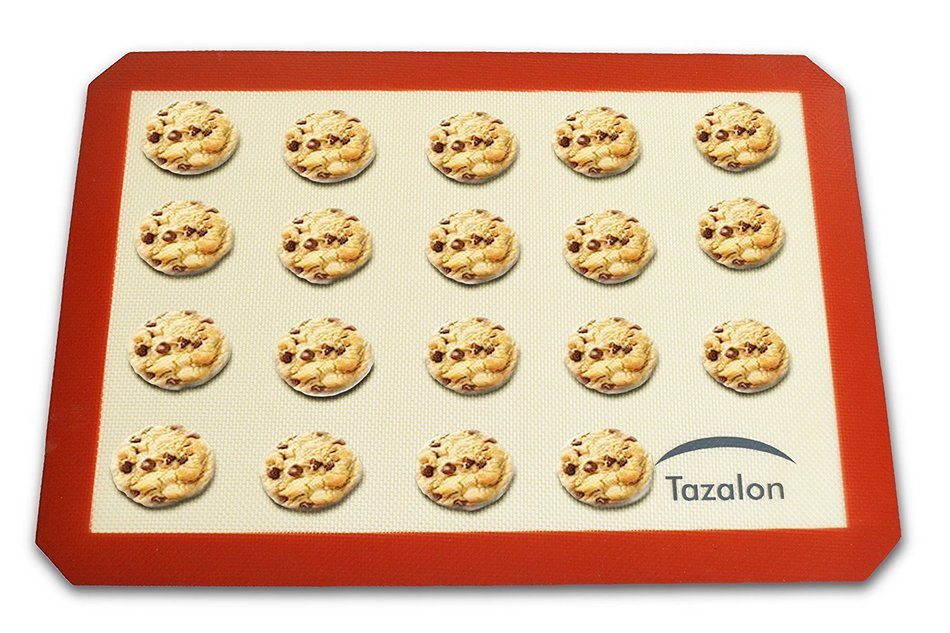 Tazalon Silicone Non-Stick Baking Mat Set of 2 Eco-Friendly 16.5&rdquo;x11.75&rdquo; Reusable Baking Sheet Liners Anti-Slip... N5