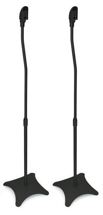 Mount-It! MI-1210 Speaker Stands for Home Theater 5.1 Channel Surround Sound System Satellite Speaker Stands Mounts... N2