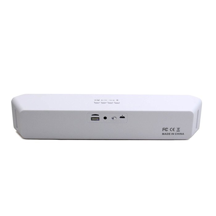 WESDAR Portable Wireless Stereo Bluetooth Speaker with LED Lights, Compatible with all Bluetooth Devices W-047 N4