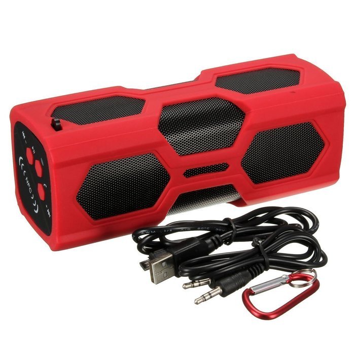 PYRUS Outdoor Bluetooth Speaker 3600mAh Portable Power Bank Wireless Speakers, Bluetooth 4.0 with NFC, 2x3W Stereo... N7