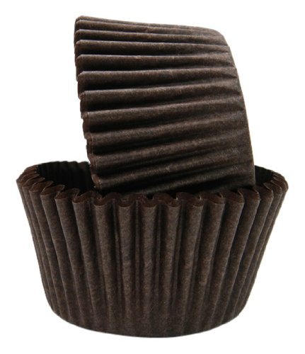 Regency Wraps Greaseproof Baking Cups, Solid Brown, 40-Count, Standard.
