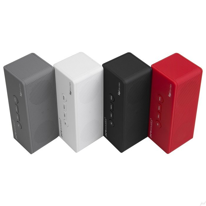 Pure Acoustics HipBox-mini Portable Bluetooth Companion Speaker with Aux + FM Radio and Phone Call Handling -... N11